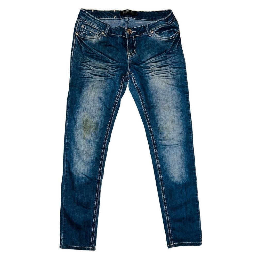 Premiere by Rue 21 Jeans Women's Size 9 / 10R Skinny‎ Embellished